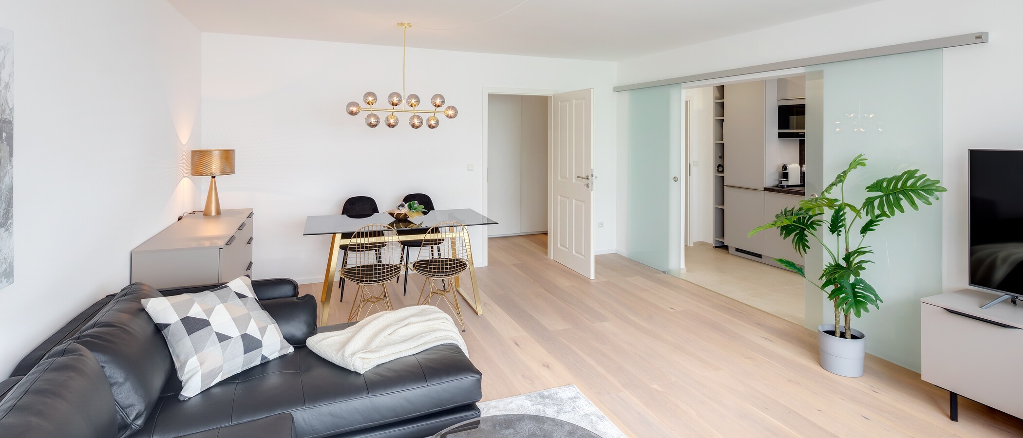 appartamento München Sendling 05 zona living 12477