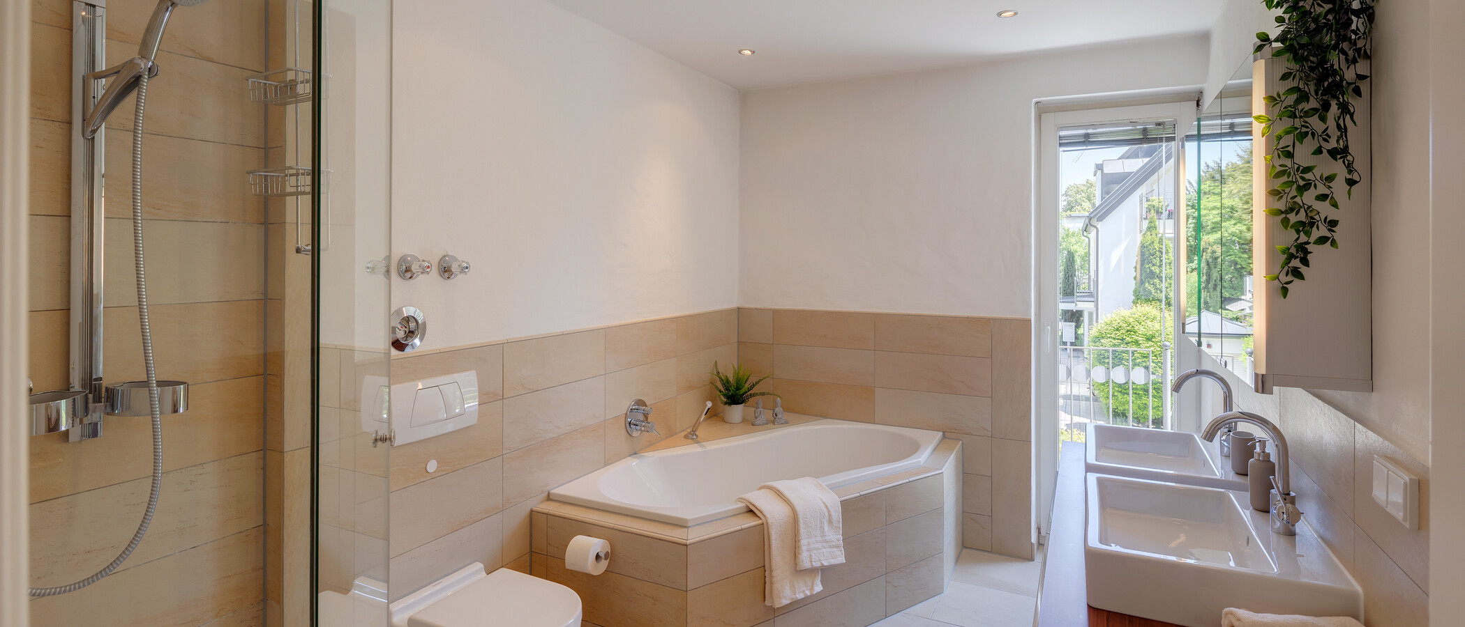 appartamento München Nymphenburg-Gern 01 bagno 12482