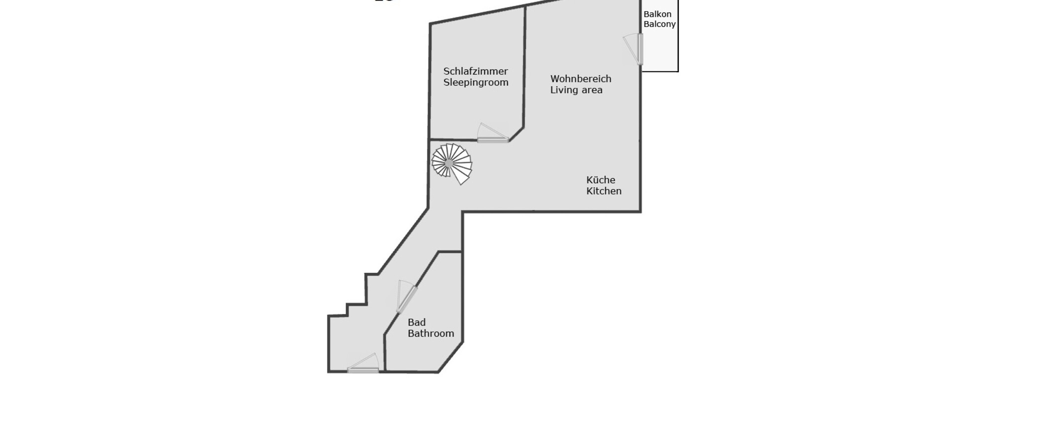 maisonette München Milbertshofen 01 planimetria 12485