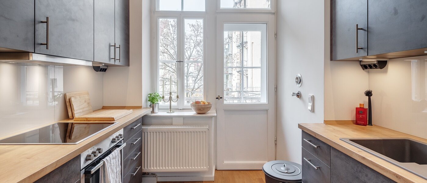 appartamento München Maxvorstadt - Universitätsviertel 01 cucina 12491