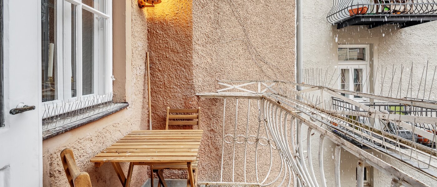 appartamento München Maxvorstadt - Universitätsviertel 01 balcone 12491