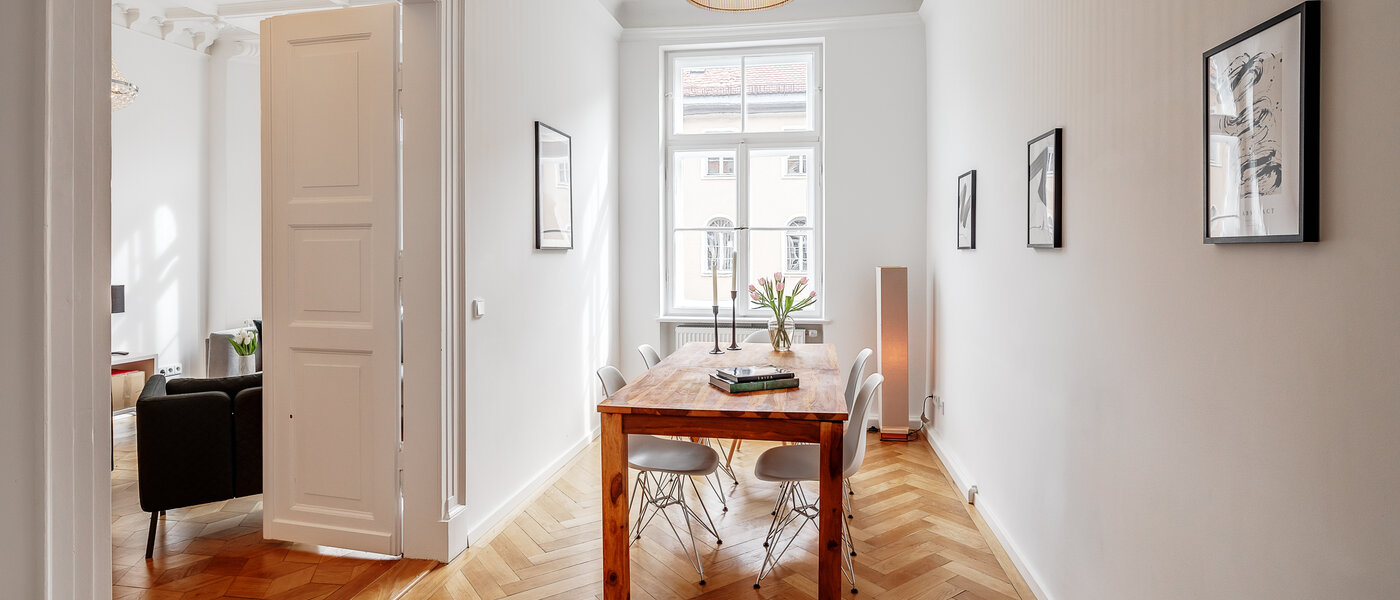 appartamento München Maxvorstadt - Universitätsviertel 01 sala da pranzo 12491