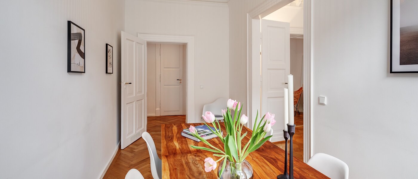 appartamento München Maxvorstadt - Universitätsviertel 02 sala da pranzo 12491