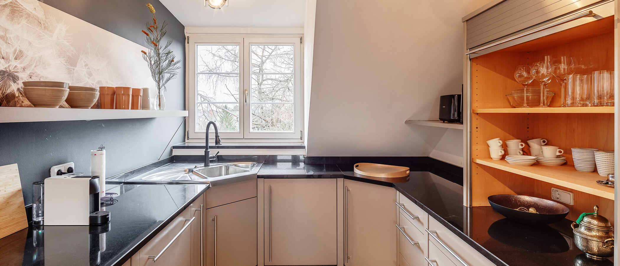 attico München Nymphenburg 03 cucina 12497