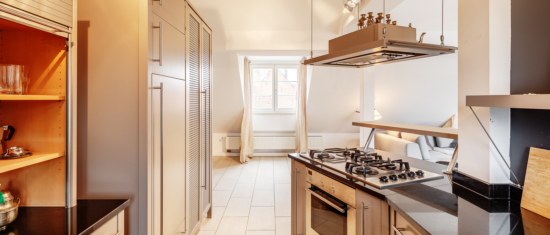 attico München Nymphenburg 05 cucina 12497