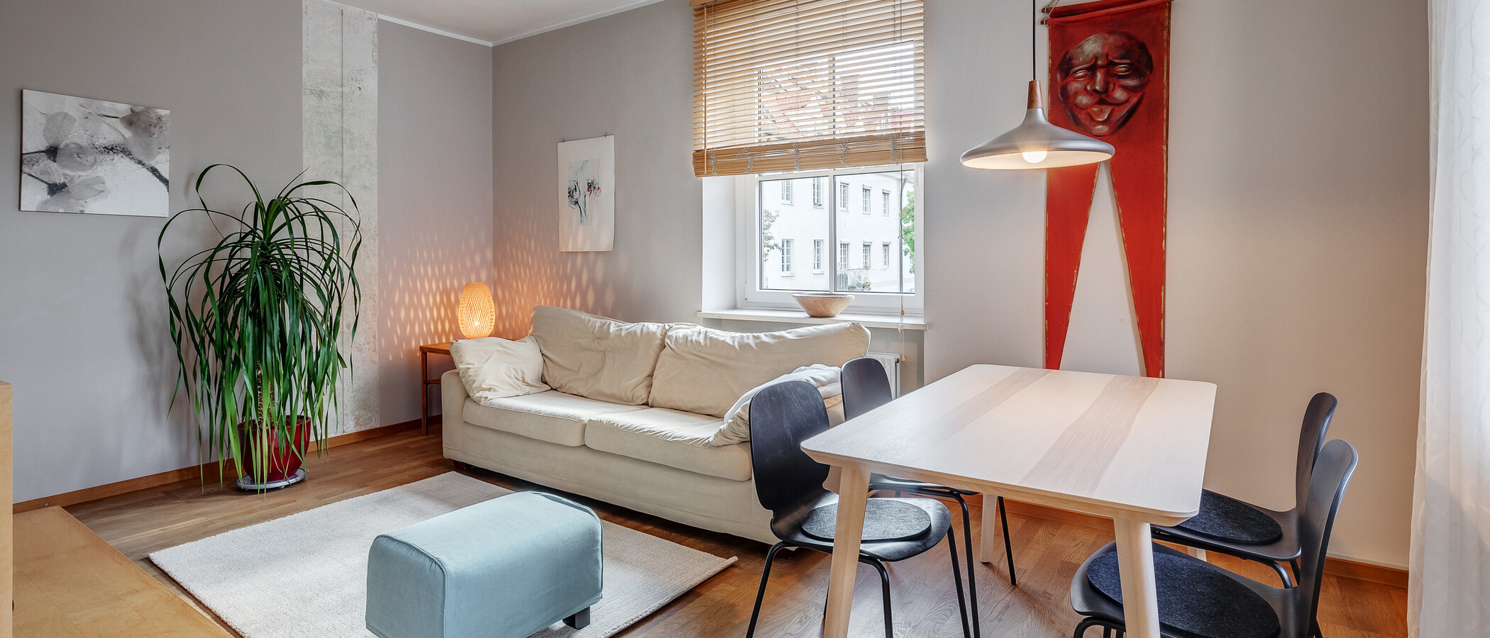 appartamento München Untergiesing 05 zona living 1250