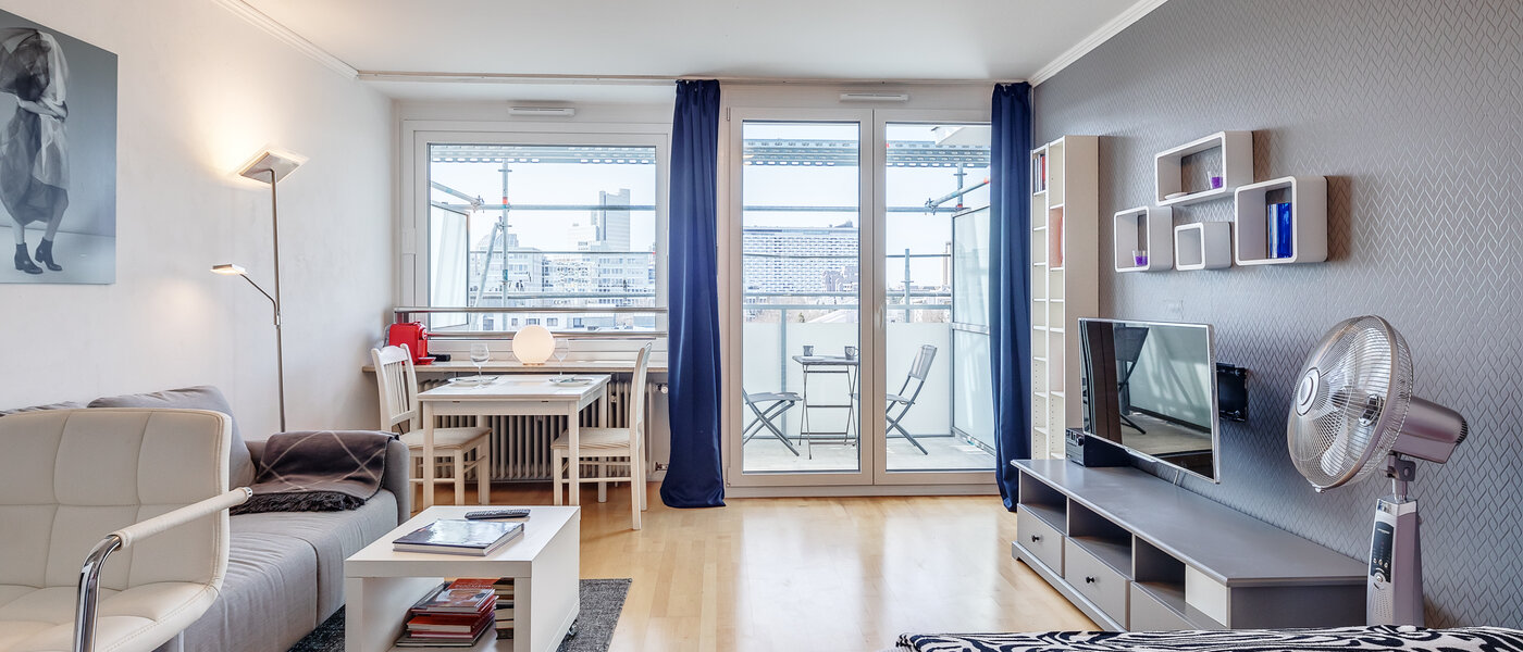 appartamento München Arabellapark 02 zona living 12513