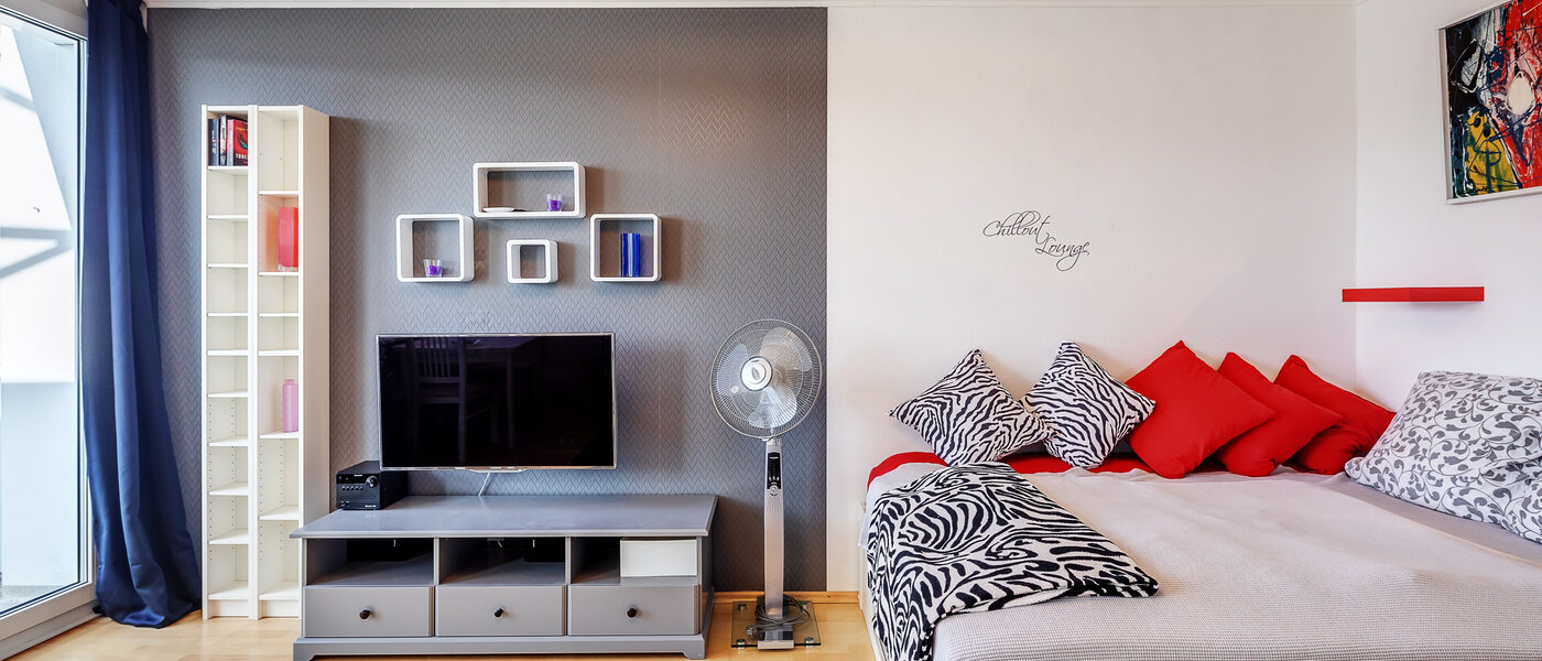 appartamento München Arabellapark 03 zona living 12513