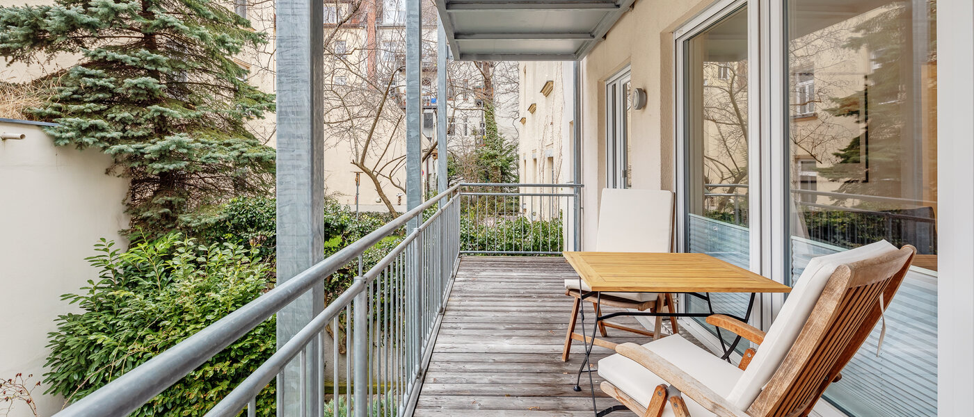 appartamento München Schwabing (rechts der Leopoldstraße) 01 balcone 12514