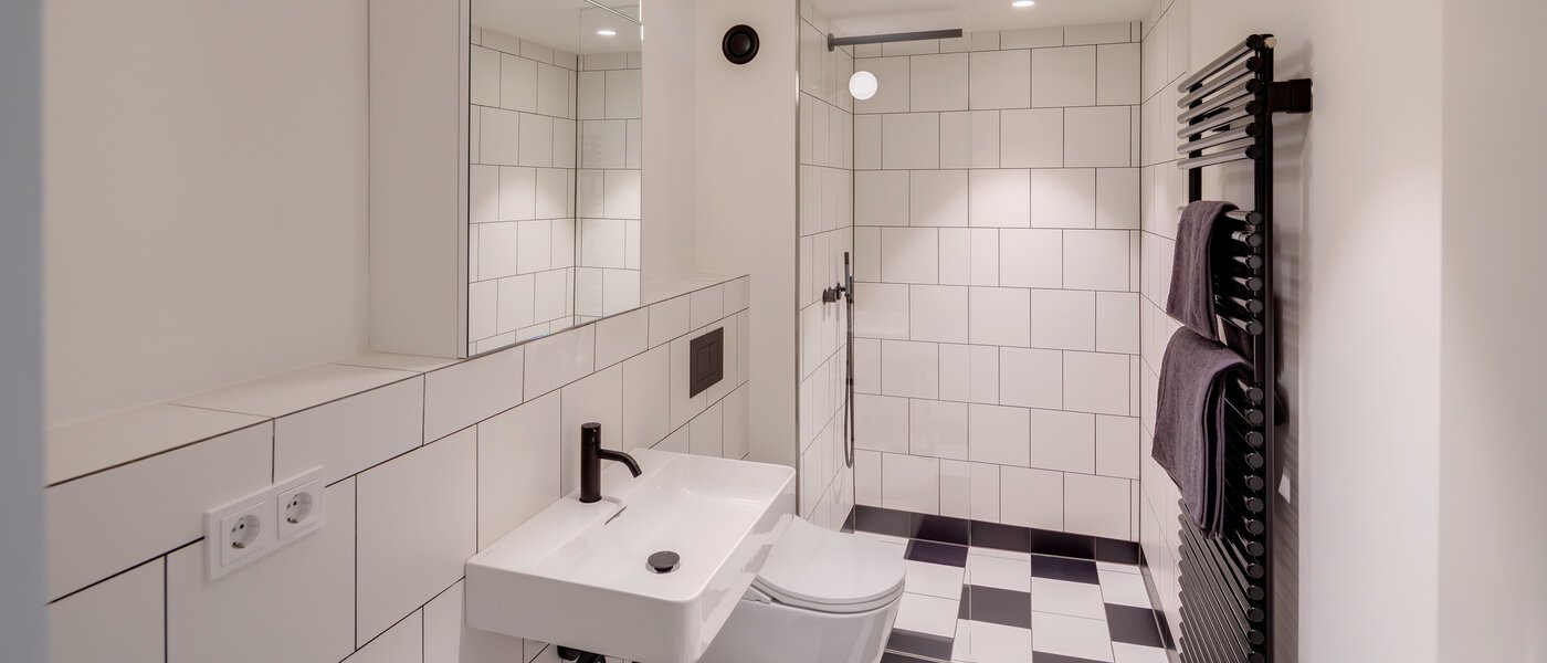 maisonnette con galleria München Herzogpark 01 bagno 12522