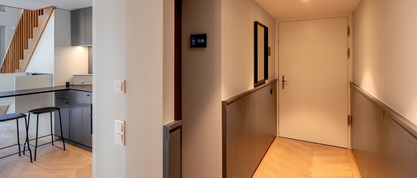 maisonnette con galleria München Herzogpark 01 ingresso/corridioio 12522