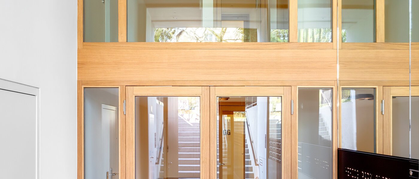 maisonnette con galleria München Herzogpark 02 ingresso 12522