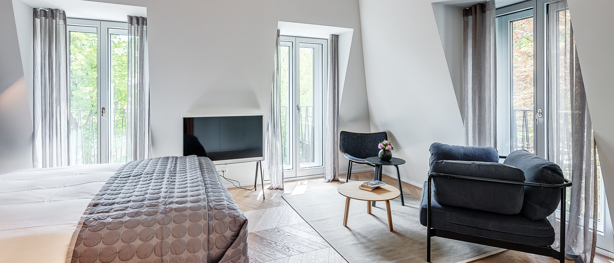 appartamento München Herzogpark 03 zona living 12546