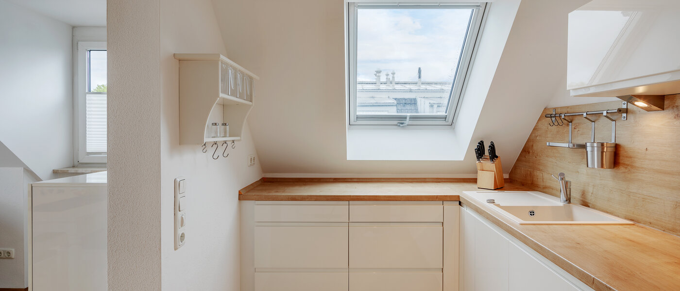 attico München Lerchenau 03 cucina 12556