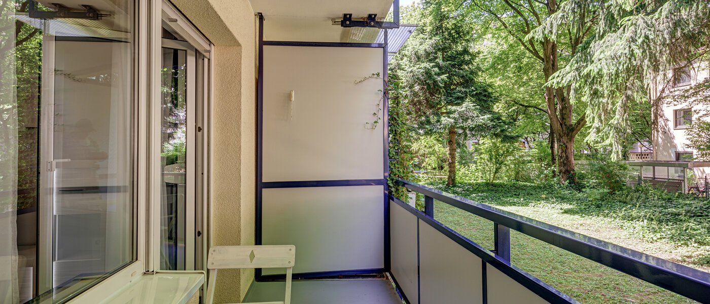 appartamento München Untersendling 02 balcone 12584
