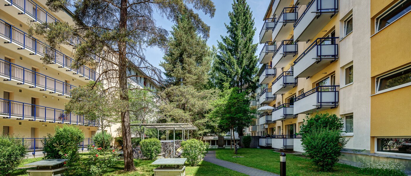 appartamento München Untersendling 01 cortile interno  12584