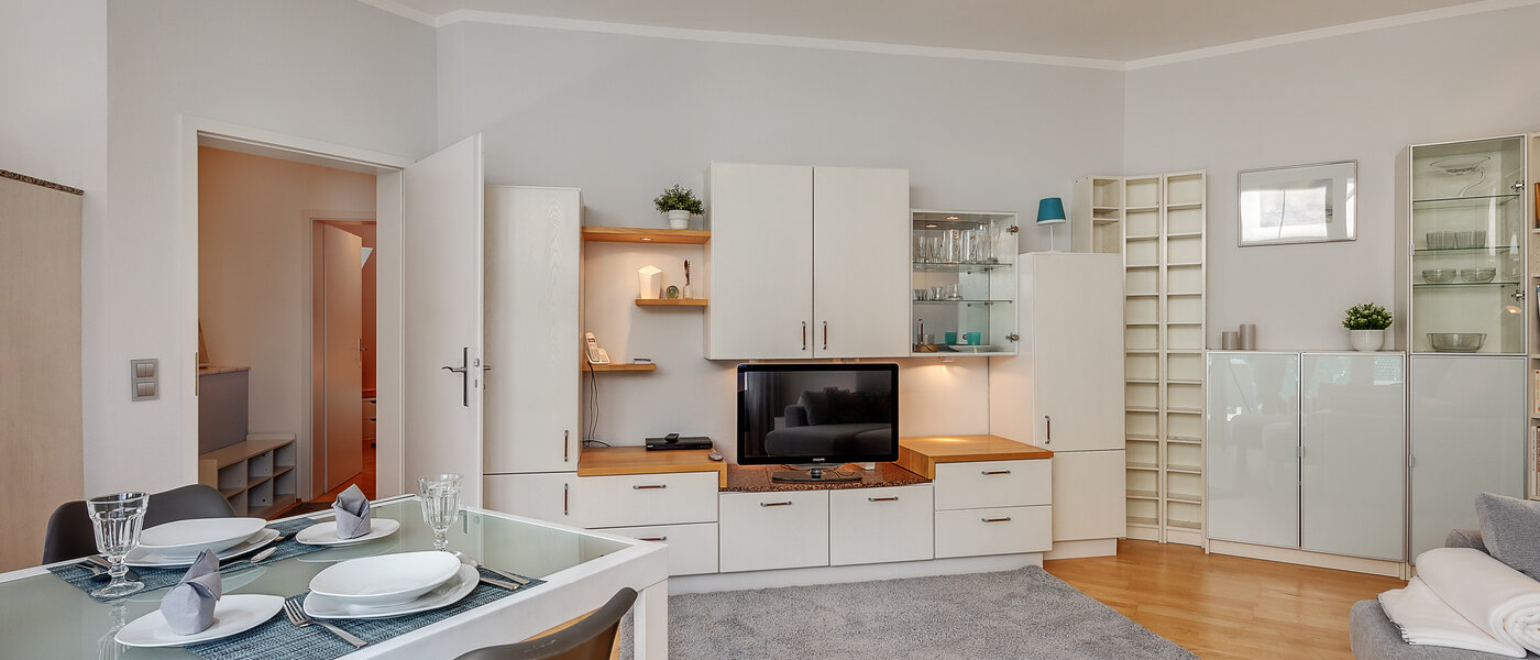 attico con terrazzo München Maxvorstadt 03 zona living 12588