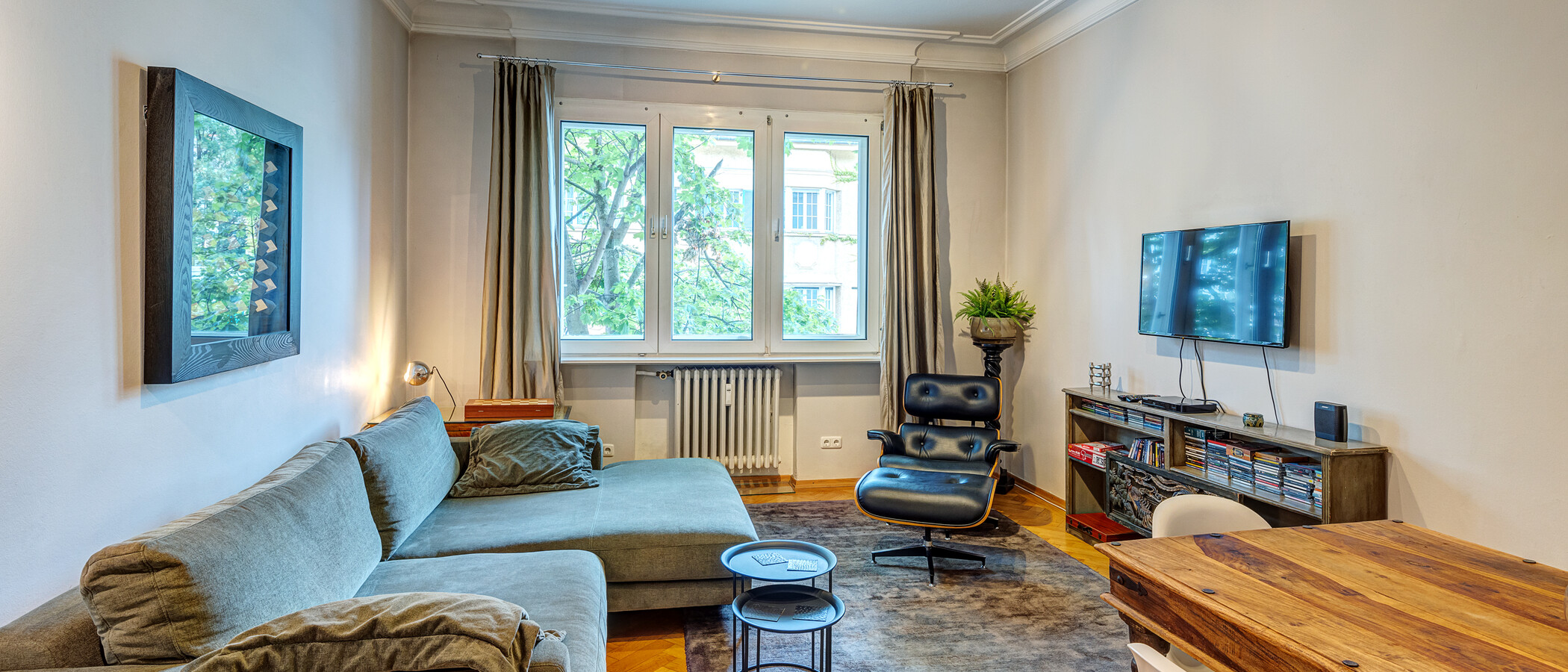 appartamento München Schwabing 01 zona living 12591