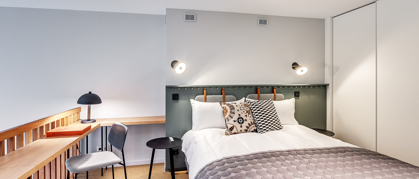 maisonnette con galleria München Herzogpark 01 zona notte 12611