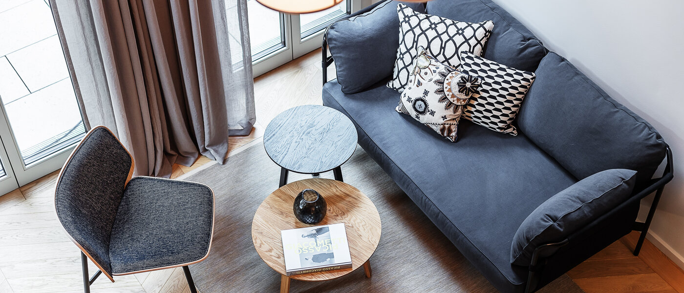 maisonnette con galleria München Herzogpark 05 zona living 12611