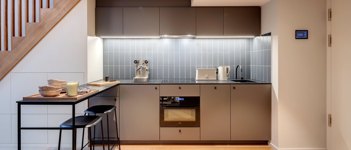 maisonnette con galleria München Herzogpark 01 cucina 12615