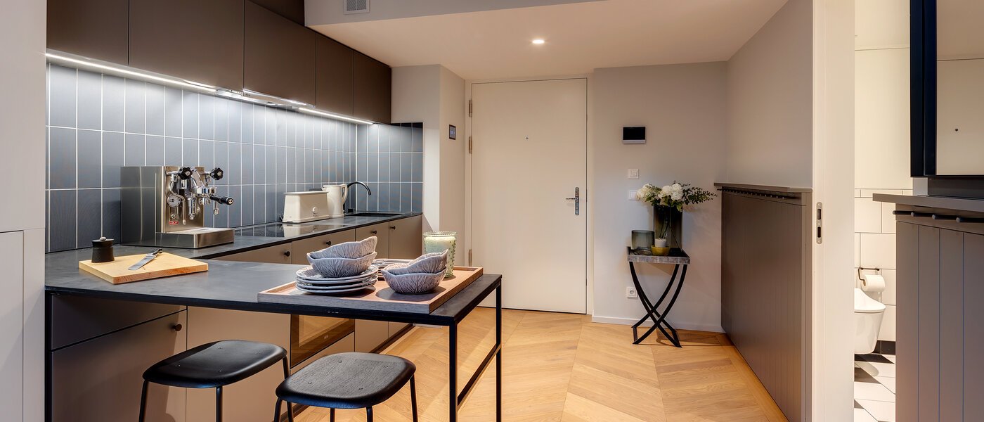 maisonnette con galleria München Herzogpark 04 cucina 12615