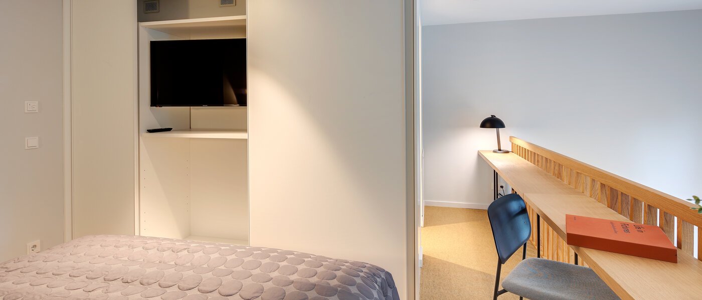 maisonnette con galleria München Herzogpark 04 zona notte 12615