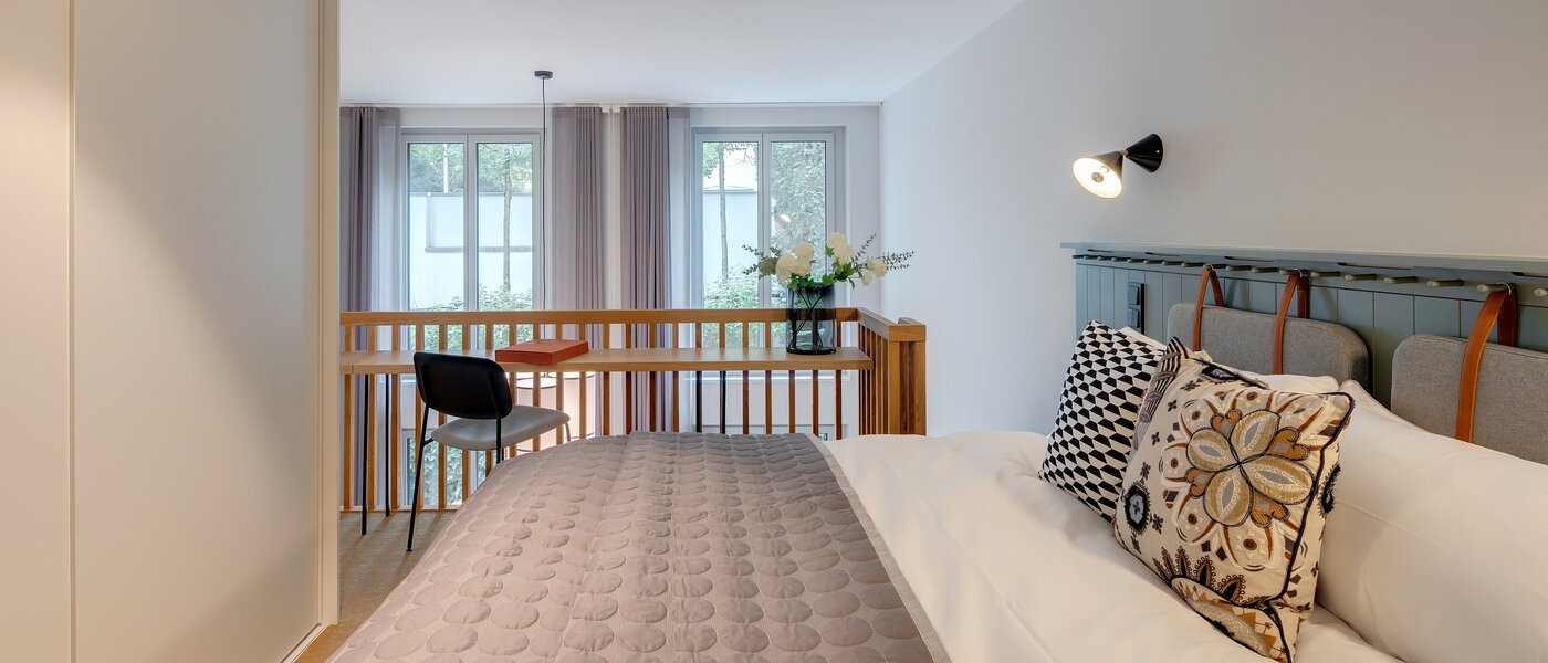 maisonnette con galleria München Herzogpark 05 zona notte 12615