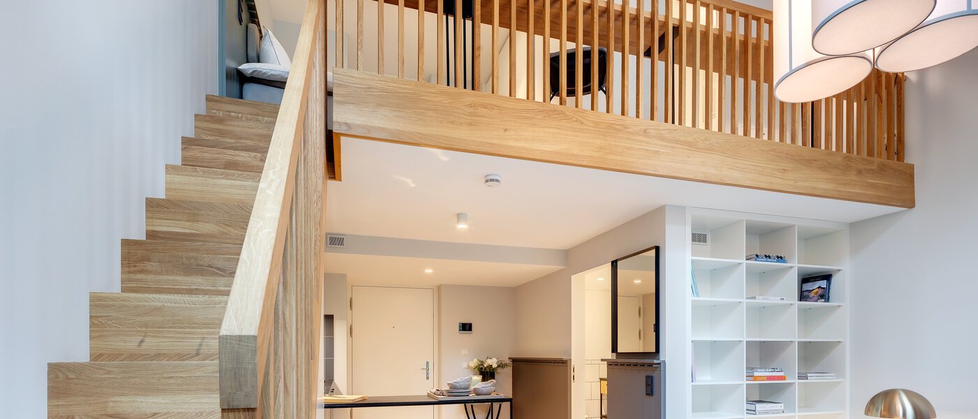 maisonnette con galleria München Herzogpark 03 zona living 12615