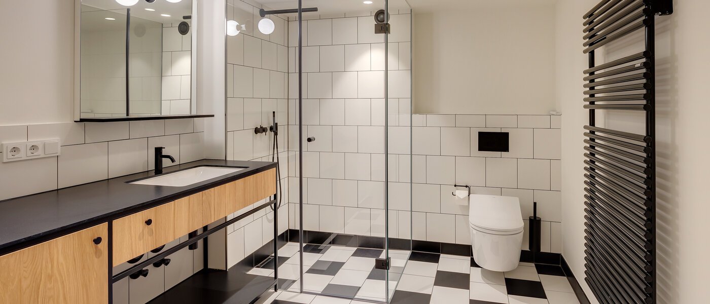 maisonnette con galleria München Herzogpark 02 bagno 12616