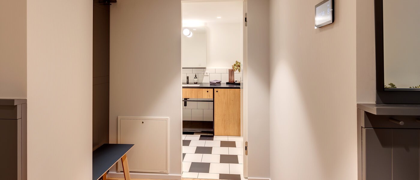 maisonnette con galleria München Herzogpark 02 ingresso/corridioio 12616