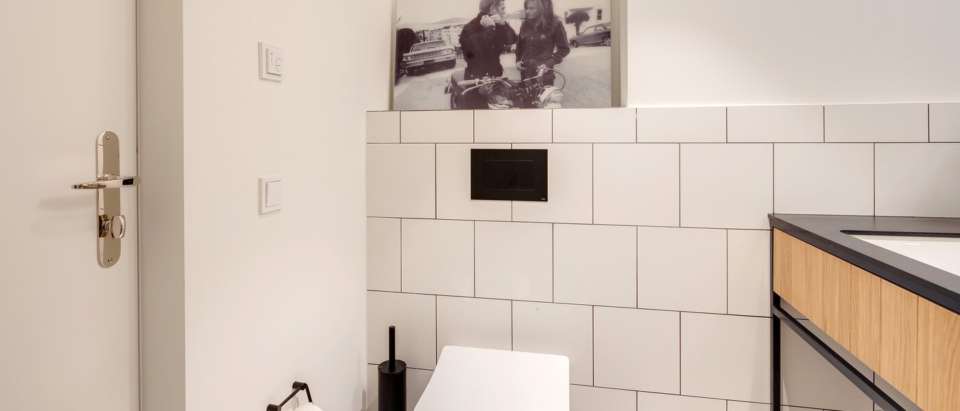 maisonnette con galleria München Herzogpark 04 toilette per gli ospiti 12616