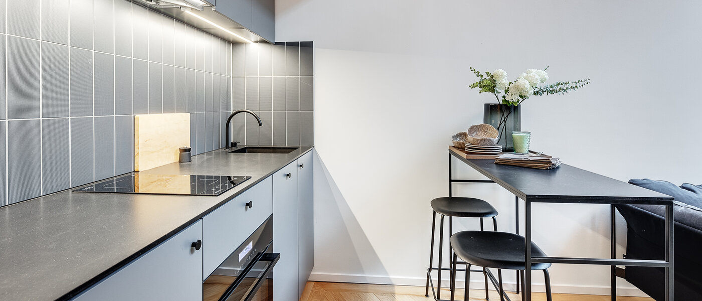 maisonnette con galleria München Herzogpark 02 cucina 12618