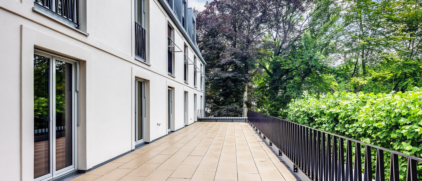 appartamento München Herzogpark 01 terazzo condiviso 12619