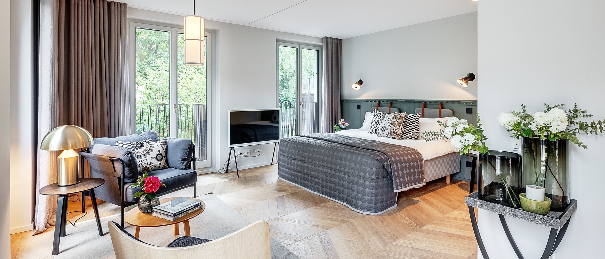 appartamento München Herzogpark 02 zona living 12619