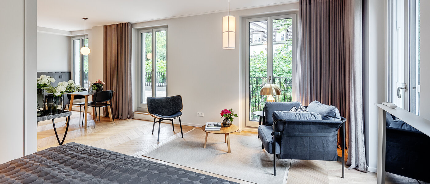 appartamento München Herzogpark 03 zona living 12619