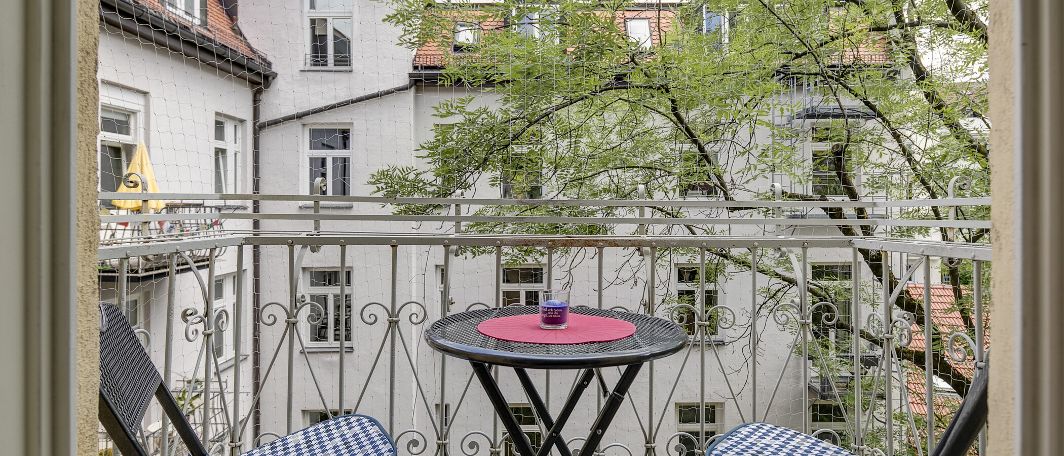 appartamento München Schwabing (links der Leopoldstraße) 01 balcone 1262
