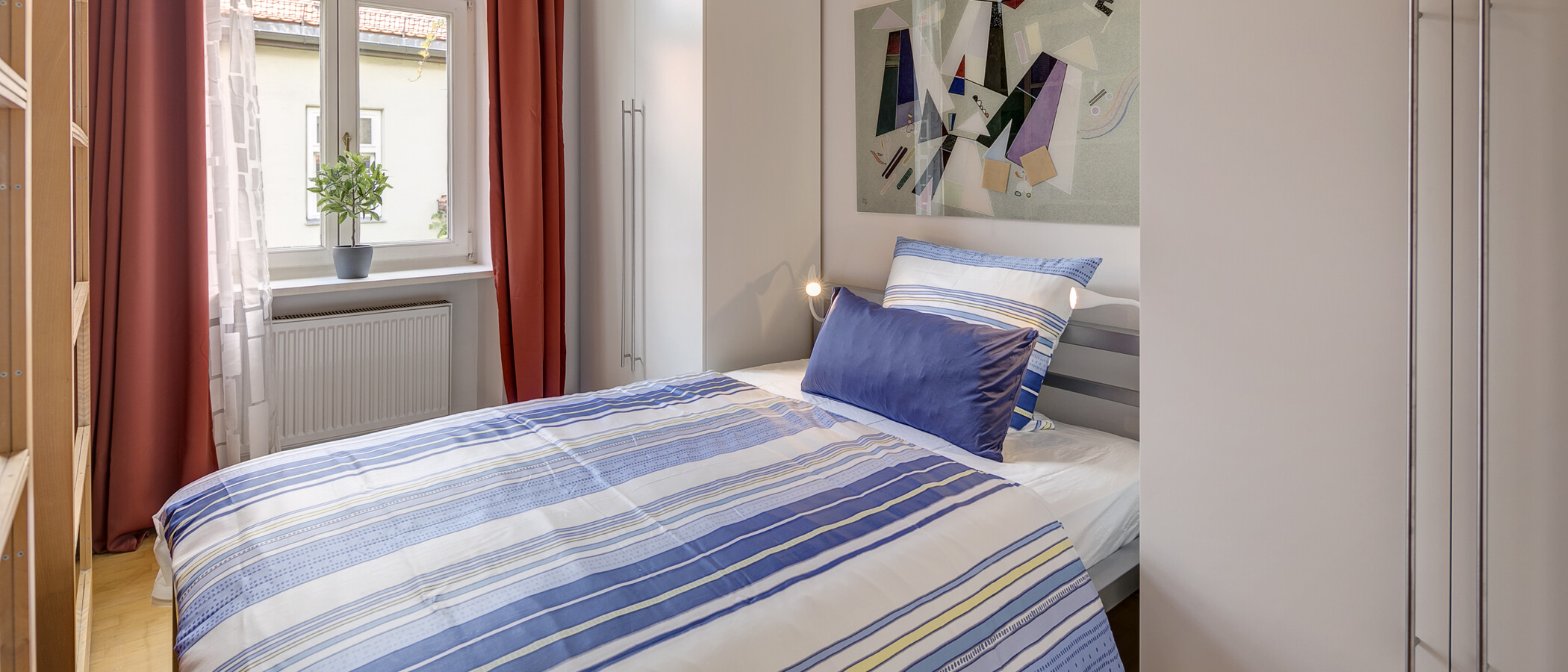 appartamento München Schwabing (links der Leopoldstraße) 01 camera da letto 1262