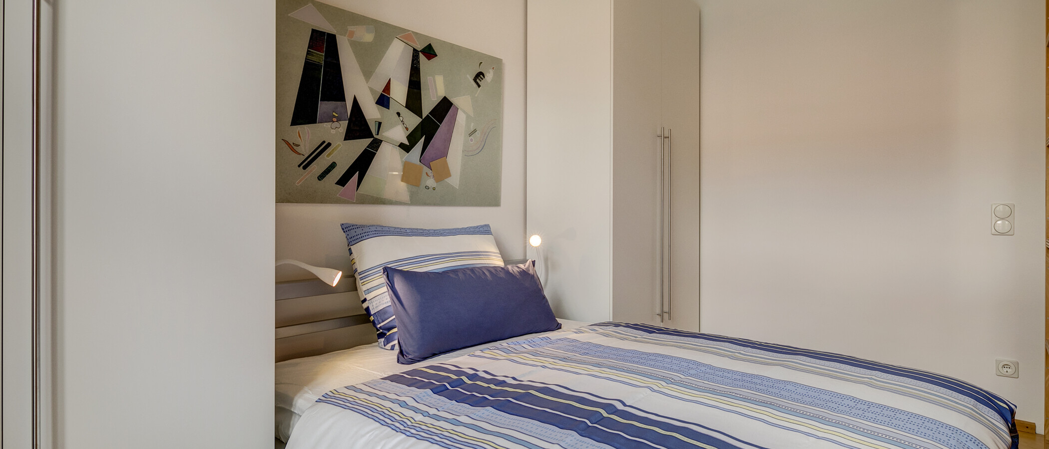 appartamento München Schwabing (links der Leopoldstraße) 02 camera da letto 1262