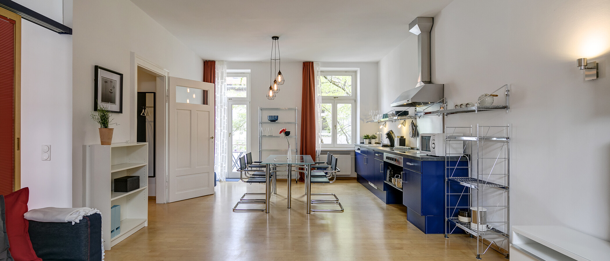 appartamento München Schwabing (links der Leopoldstraße) 02 zona living 1262