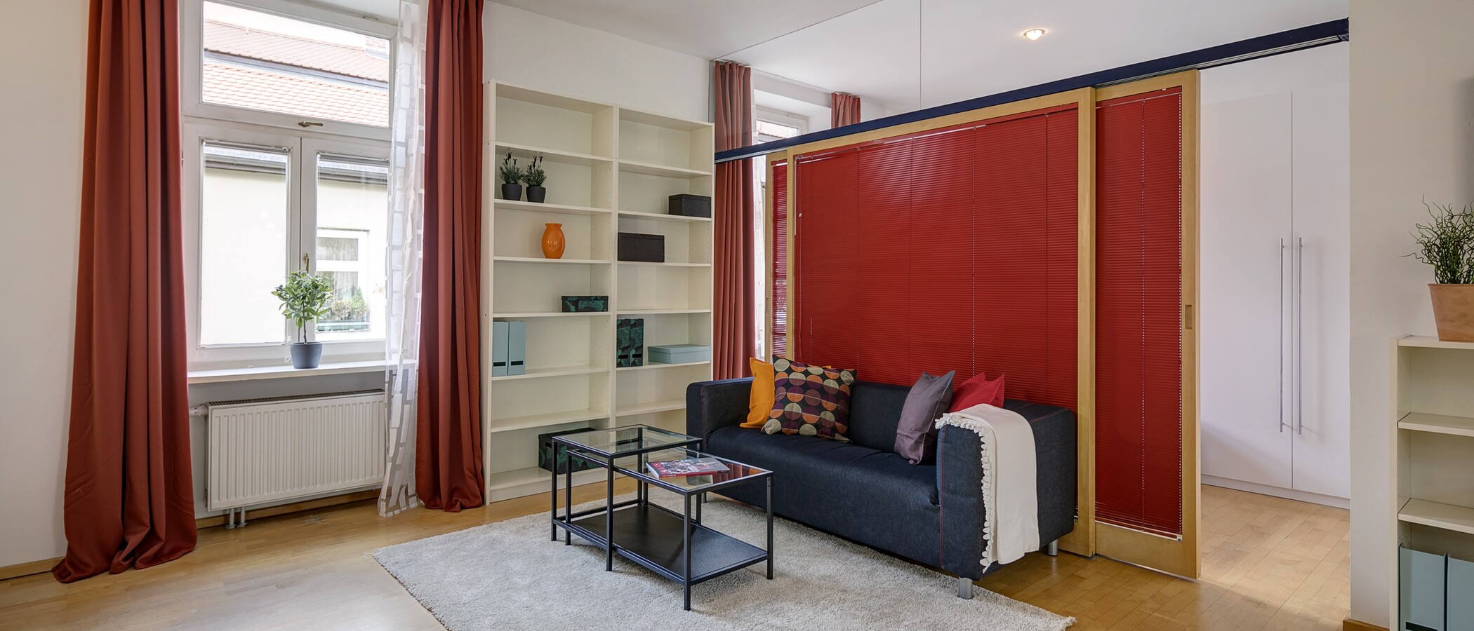 appartamento München Schwabing (links der Leopoldstraße) 04 zona living 1262