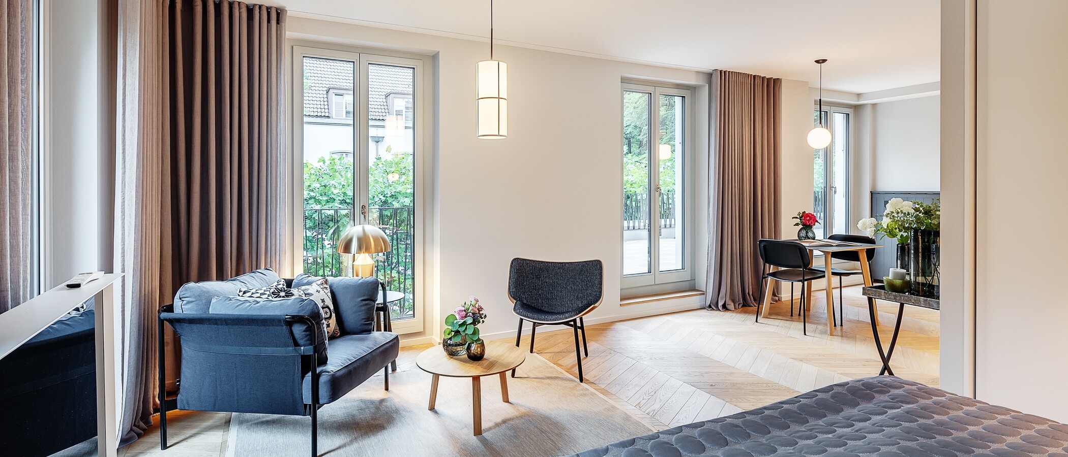 appartamento München Herzogpark 02 zona living 12620