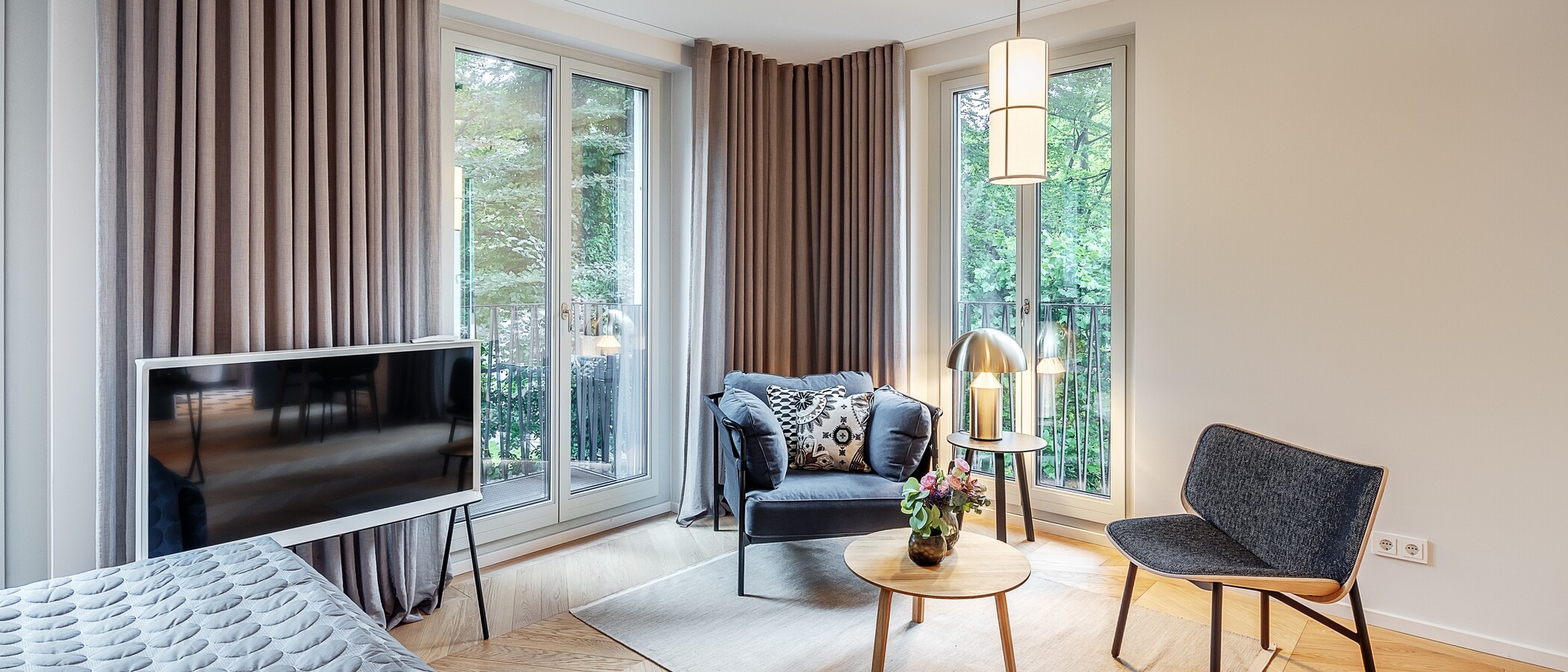 appartamento München Herzogpark 03 zona living 12620