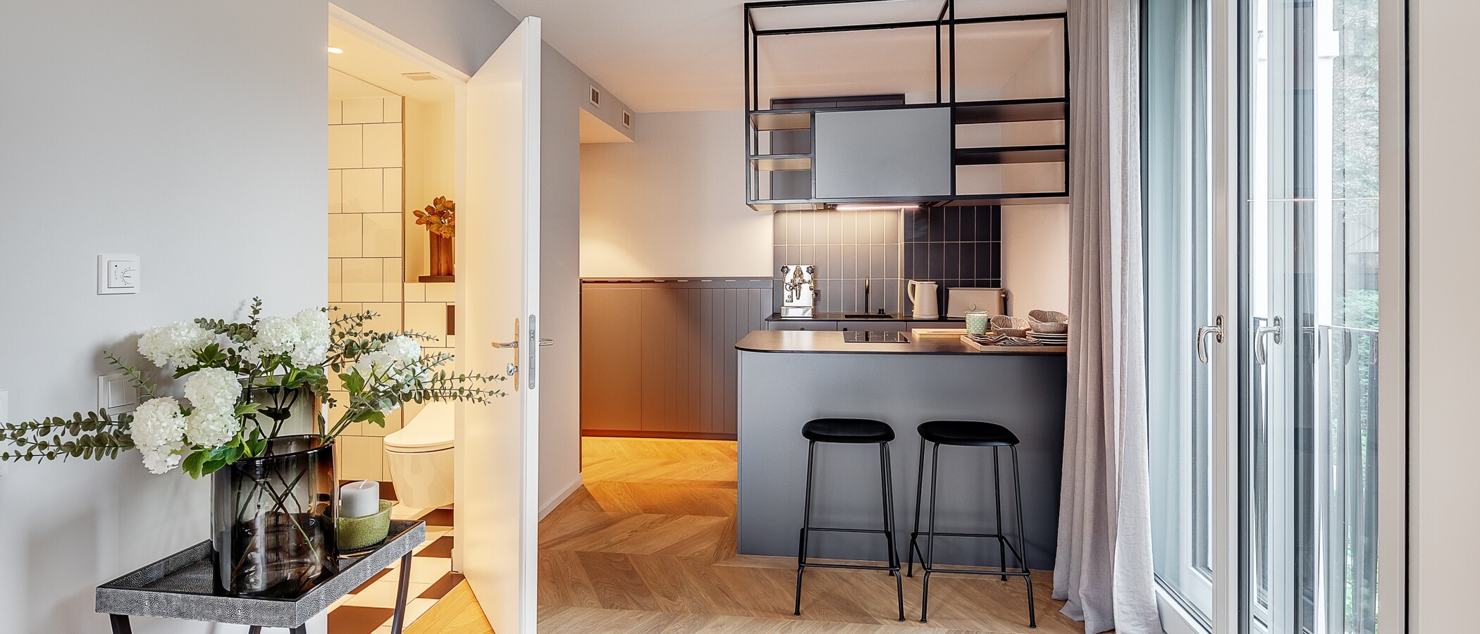 appartamento München Herzogpark 05 zona living 12621