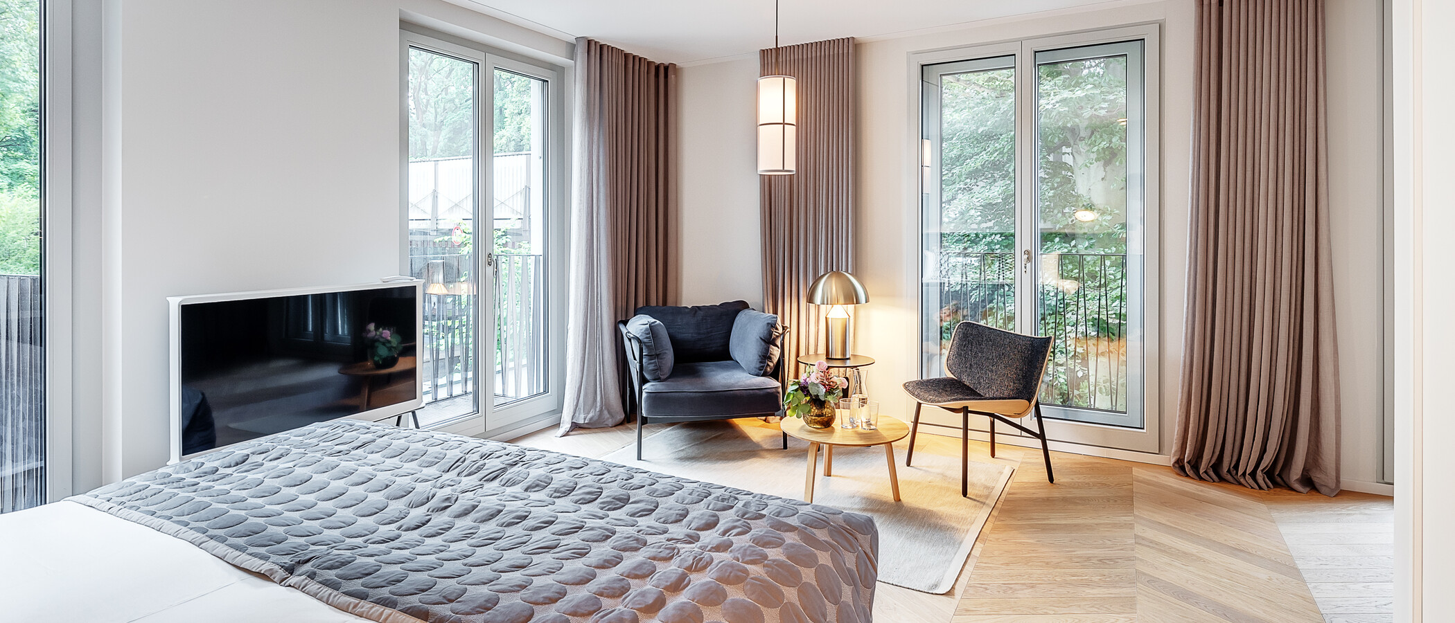 appartamento München Herzogpark 03 zona notte 12628