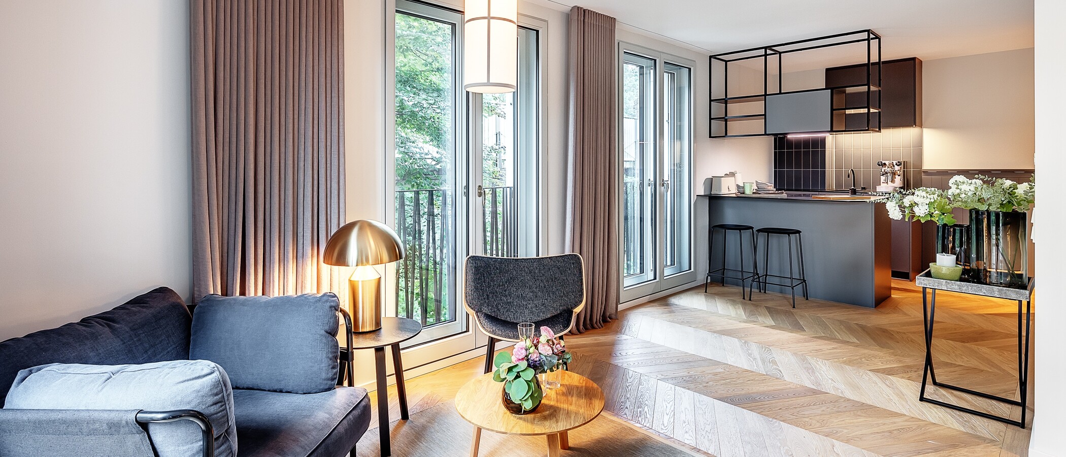 appartamento München Herzogpark 01 zona living 12628