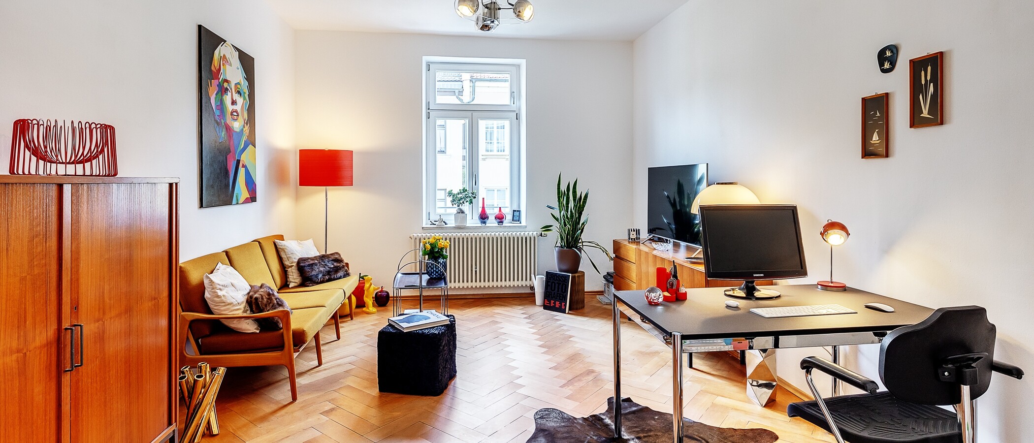 appartamento München Sendling 01 zona living 12634