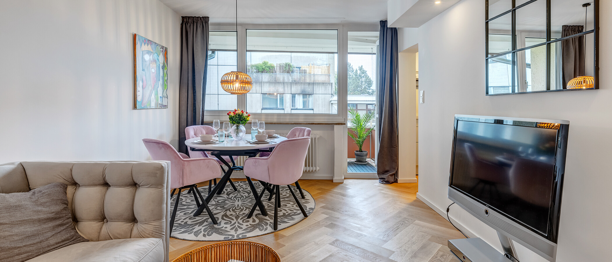 appartamento München Schwabing-West 01 zona living 12641