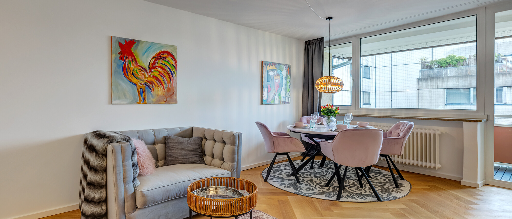 appartamento München Schwabing-West 02 zona living 12641