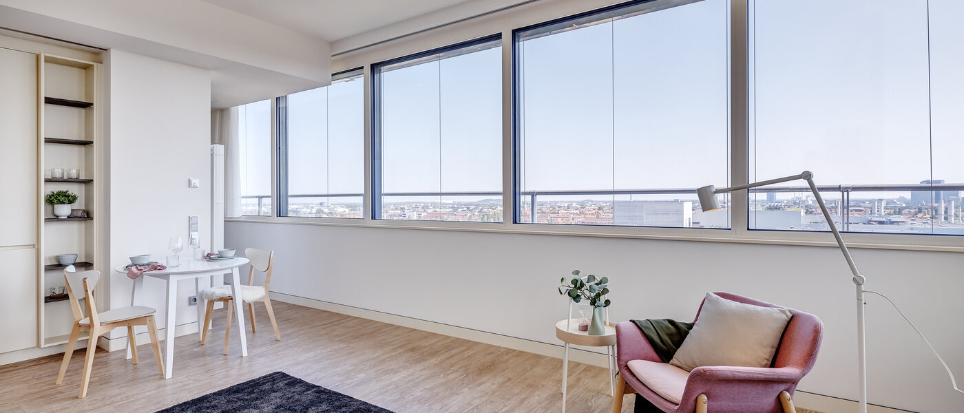 appartamento München Olympiadorf 05 zona living 12647